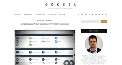 Desktop Screenshot of gokselozardali.com